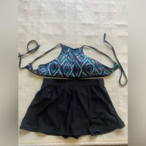 Bikini with Swimming Skirt